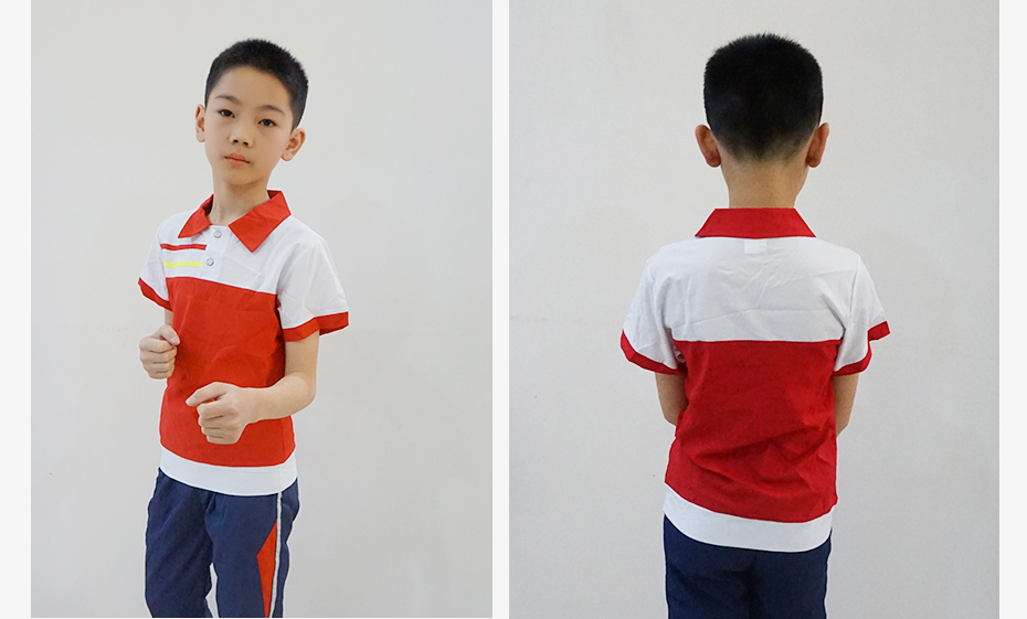 中小學(xué)生夏季校服定制
